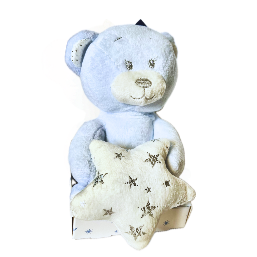 Peluche oso y estrella ideal para tu bebe regalo recien nacido